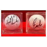 11 - LOT OF 2 SIGNED GOLF BALLS (A152)