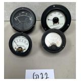 11 -  VINTAGE ELECTRICAL PANEL METER LOT (G22)