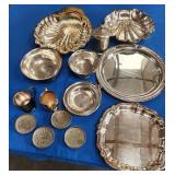 11 - LOT OF TRAYS, BOWLS, COASTERS, MORE (E12)