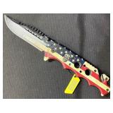 43 - TACTICAL KNIFE WITH SKULL DETAIL (A194)