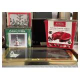 378 - TRAY, COOKIE MAKER, CHRISTMAS DECOR (Z25)