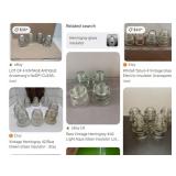 16 - HEAVY VINTAGE GLASS ELECTRICAL INSULATORS