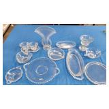 11 - MIXED LOT OF VINTAGE GLASSWARE (E11)