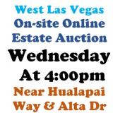 WELCOME TO OUR WED. @4:00pm ONLINE PUBLIC AUCTION