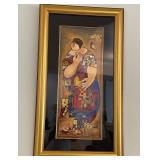 W - FRAMED ABSTRACT MUSICIAN WALL ART (L62)