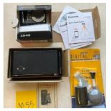 W - DIGITAL AND VINTAGE CAMERA LOT (M55)