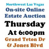 WELCOME TO OUR THUR. @6pm ONLINE PUBLIC AUCTION