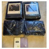 W -  SEALED BLACK BEDDING SETS (M20)