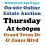 WELCOME TO OUR THUR. @6pm ONLINE PUBLIC AUCTION