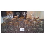 496 - LOT OF GOLD RIM GLASSES (J56)