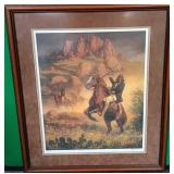 11 - FRAMED ART 32X28"