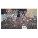 496 - LOT OF MARTINI GLASSES (J55)