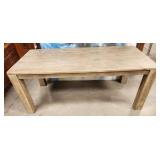 11 - WOOD DINING TABLE 78X40X30"
