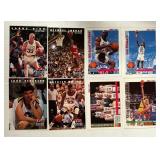 N - LOT OF COLLECTIBLE BASKETBLL CARDS 9N38)