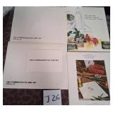 496 - LOT OF 4 MINT STAMP SETS (J26)