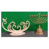 11 - LOT OF 2 MRNORAHS (P36)