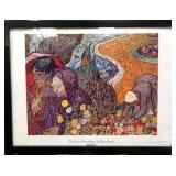 11 - STATE HERMITAGE COLORFUL FIGURATIVE PRINT