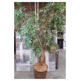 11 - FAUX TREE IN BASKET