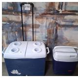 460 - LOT OF 2 COOLERS