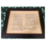 11 - GETTYSBURG ADDRESS FRAMED (Z9)