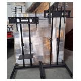 502 - 2 WHEELED TV STANDS