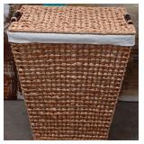 11 - WOVEN LAUNDRY HAMPER W/ LID