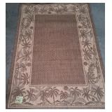 11 - COURISTAN AREA RUG 46X65" (F40)