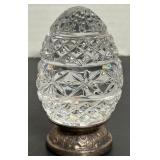N - WATERFORD CRYSTAL EGG 3.5"T (N90)