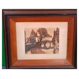 11 - JULIAN CELOS ART FRAMED 16"SQ (P51)