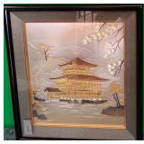 11 - JAPANESE KINKAKUJI TEMPLE FRAMED ART (P22)