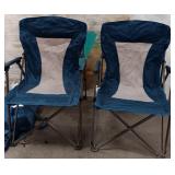 11 - PAIR OF FOLDING CAMP CHAIRS