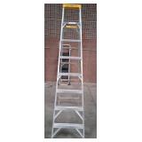 11 - WERNER 8FT ALUMINUM LADDER