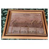 11 - CANADIAN CLUB FRAMED BAR MIRROR (Z10)
