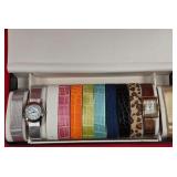 N - 2 GOSSIP WATCHES W/ CHANGEABLE STRAPS (A32)