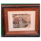 11 - JULIAN CELOS ART FRAMED 15X16" (P52)