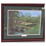 460 - AUGUSTA GOLF COURSE PRINT FRAMED (F4)