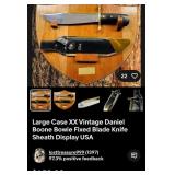 T - CASE XX DANIEL BOONE KNIFE (L125)
