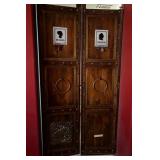 T - PAIR OF WOOD PANELS (M12)