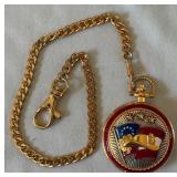 T - CIVIL WAR LIBRARY & MUSEUM POCKETWATTCH (L16)