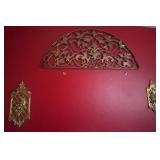 T - ORNATE GOLD WALL DECOR (M8)