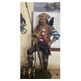 T - NATIVE AMERICAN FIGURE (L2)