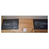 T - PAIR BIPLANE BLUEPRINT PRINTS (F5)