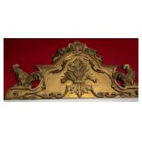T - ORNATE GOLD WALL PLAQUE (M10)