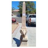 T - ELEPHANT OBELISK YARD DECOR 68"H (G6)