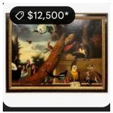 T - SIGNED RONGHWEEN PEACOCK PAINTING (L54)