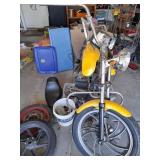 T - YELLOW CHOPPER MOTORCYCLE PROJECT
