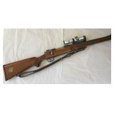 T - BOLT ACTION RIFLE W/SCOPE (6)