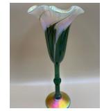 P - TIFFANY STUDIOS-STYLE FLOWER VASE (121)