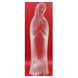 P - LALIQUE CRYSTAL FIGURE VIRGIN MARY 10'T
