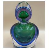 P -SIGNED MURANO GLASS DECANTER (55)